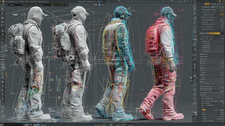 Converting 2D style guides into high-precision 3D CAD for technical product manufacturing
