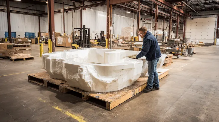Ensuring structural integrity of delicate injection molded collectible technical products in transit