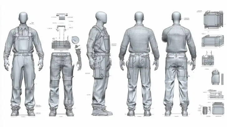 Breaking Down the Character Geometry