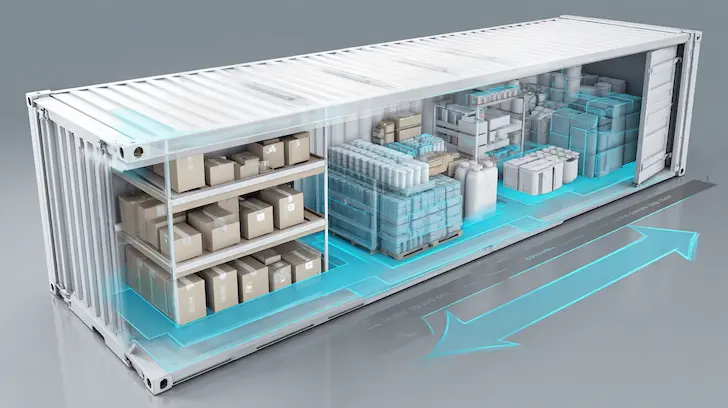 Optimized packaging increasing container shipping density