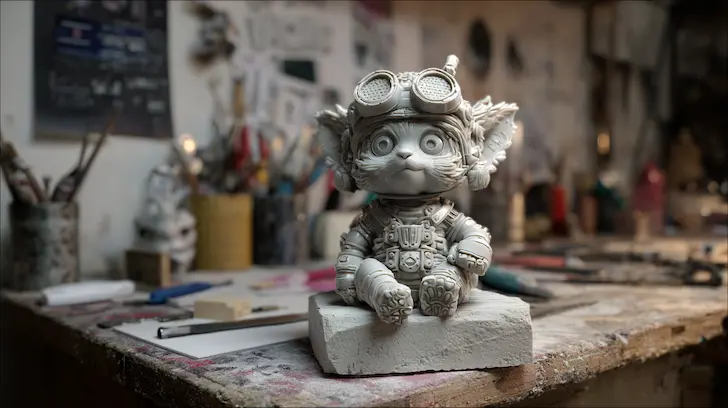 Visual prototype 'Looks-Like' sample for technical product character evaluation